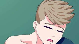 My bi roommate rimming me bareback while my big cock drips cum all over his face