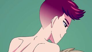 My bi roommate rimming me bareback while my big cock drips cum all over his face