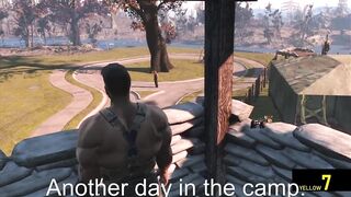 Beefy general destroys twinks bareback in military camp