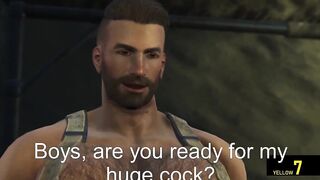 Beefy general destroys twinks bareback in military camp