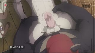 Gay furry Delivery Pizza gangbanged raw by Geppei