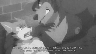 Gay furry Delivery Pizza gangbanged raw by Geppei