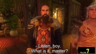 Gay daddy destroys charming servant with 3D blowjob and cum on ass
