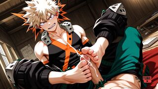 Bakugo x Midoriya raw panty wrecking gay anime hentai collection