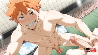 Hinata’s Twink Gush YAOI haul raw sloppy hentai anime fuck
