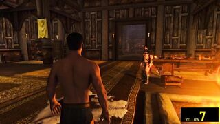 Boys ruined by rough daddy soldiers cum on face Skyrim animation.