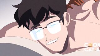 Twink Top Destroyed by Hunk Roommate’s Monster Load