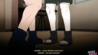 Gay Bara Yaoi anime boyfriends ruined with hot kisses and passionate sex