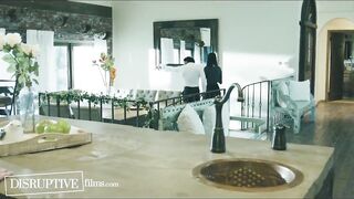 Real estate agent fucks hunky house buyer while wife sleeps next door bareback deepthroat pounding