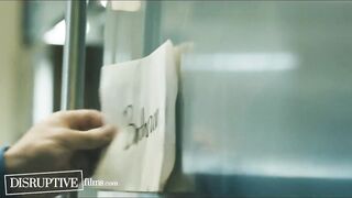 Real estate agent fucks hunky house buyer while wife sleeps next door bareback deepthroat pounding