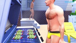 Daddy's friend seduces me raw with bulging monster cock