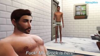 Daddy's friend seduces me raw with bulging monster cock