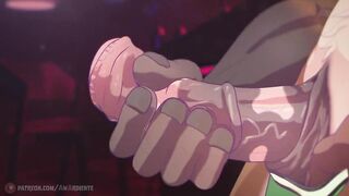 Furry gay stallion jerks off at wild sex party cartoon yiff animation