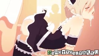 Trap hentai ruins the cute femboy with thick creampie