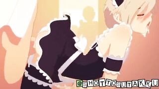 Trap hentai ruins the cute femboy with thick creampie