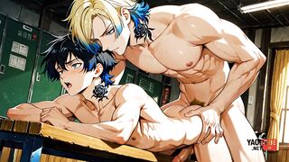 Blue Lock Yaoi Michael Kaiser Raw Twink Gangbang 3D Hentai