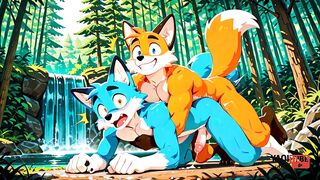 Furry fox teen anal in forest hentai cum messy