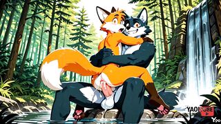 Furry fox teen anal in forest hentai cum messy
