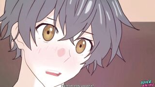 Sucking my femboy boyfriend's ass destroyed cum gush barag