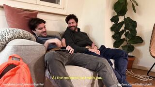 Straight roommate wrecked by thick uncut cock first time gay handjob
