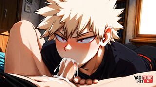 Bakugou Katsuki gets absolutely destroyed in this raw gay yaoi collection
