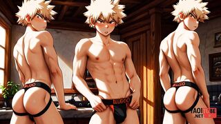 Bakugou Katsuki gets absolutely destroyed in this raw gay yaoi collection