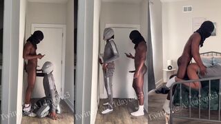 Straight curious college football player destroyed by massive black BBC