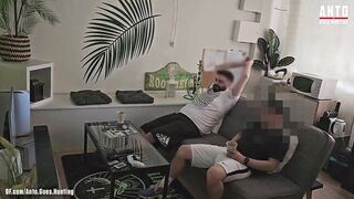 My straight friend Chris caught me jerking asks about last time big cock blowjob anal