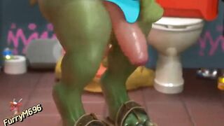 Gay dinosaur hentai monster fucks furry porn animation raw