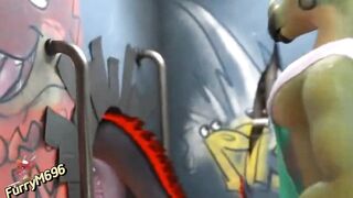 Gay dinosaur hentai monster fucks furry porn animation raw