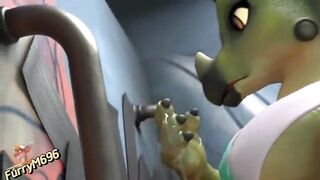 Gay dinosaur hentai monster fucks furry porn animation raw