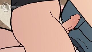 Wallace x Todd Pet Play ruined the college jock twink first time