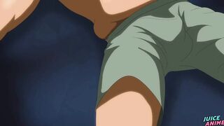 Bear Daddy ruins Christian twink sniffing his stinky underwear raw anime bareback