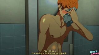 Bear Daddy ruins Christian twink sniffing his stinky underwear raw anime bareback