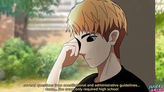 Bear Daddy ruins Christian twink sniffing his stinky underwear raw anime bareback