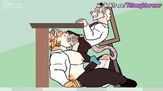 After Hours animated gay cartoon porn destroyed cum choking