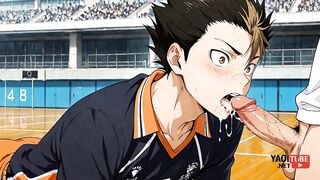 Yuu Nishinoya's Twink Pic Destroyed Raw Gay Animated Hentai