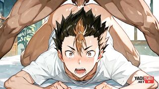 Yuu Nishinoya's Twink Pic Destroyed Raw Gay Animated Hentai
