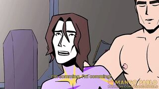 Twink gets destroyed by daddy's massive white cock raw fuck club