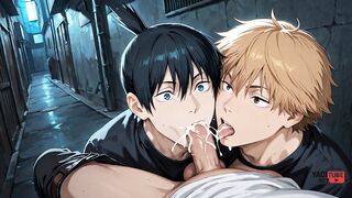 Denji and Aki raw gay chainsaw fucking hentai 3d hd uncensored