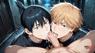 Denji and Aki raw gay chainsaw fucking hentai 3d hd uncensored