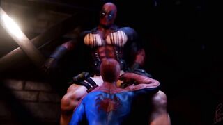 Gay cartoon hunk gets destroyed riding huge cock compilation