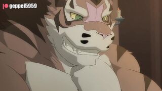 Dirrty swordman gets ass plowed in gay furry animation