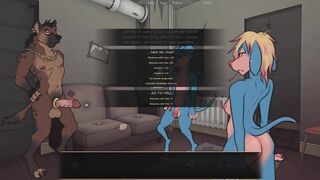 Wife watches husband get destroyed by huge furry dog in raw NTR slop