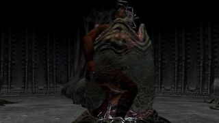 Alien Facehugger Impregnates Omniman Bareback Rough Sex
