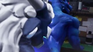 Stress testing furry growth with Druth & Jojingus gangbanged