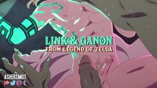 Link gets impaled by Ganon's demon sword in raw gay anime yaoi