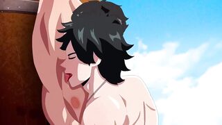 Athletic Jocks Gray deep wet blowjob gray anime yaoi