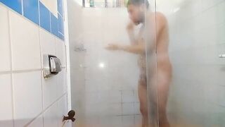 Bathroom Confessions Cum and Piss in Underwear Gagged Squirting Again