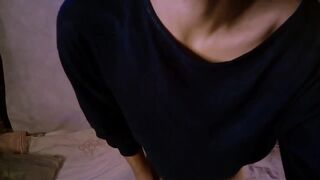 Your cute femboy neighbor secretly deepthroats you till you cum in his throat roleplay